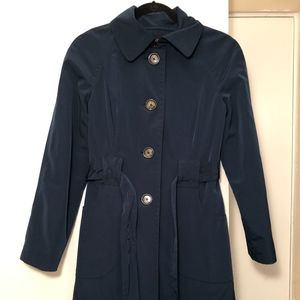 London Fog dark blue coat